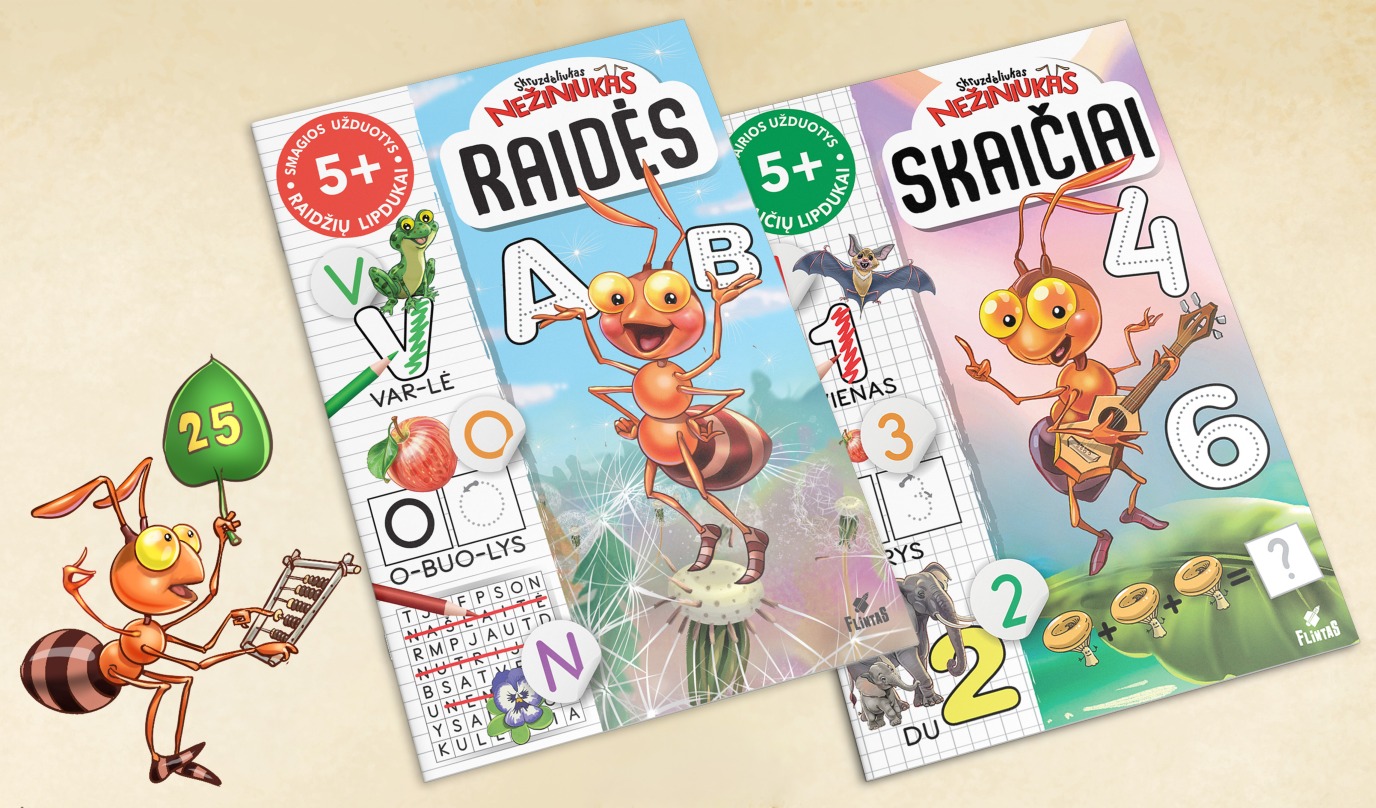Raidės (5+)